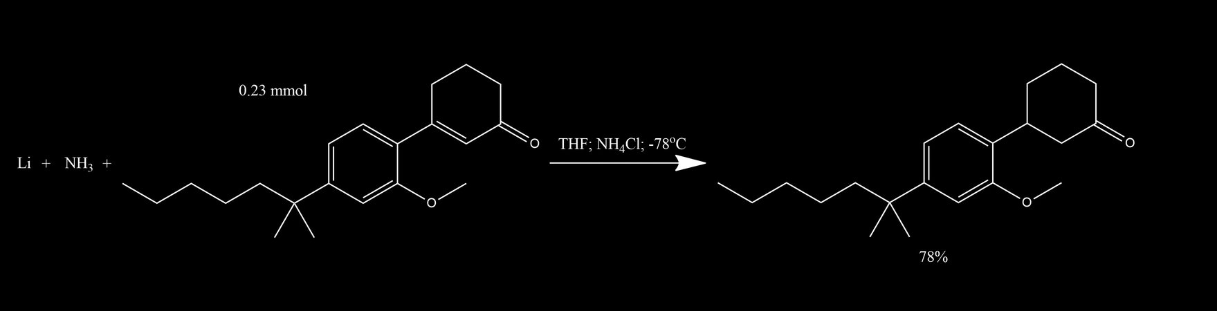 Synthesis of СР-47,497 3-2-Methoxy-4-1,1-dimethylhexylphenyl cyclohexanone.jpg