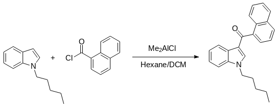 Synthesis of JWH - 018 with Me2AlCl.png