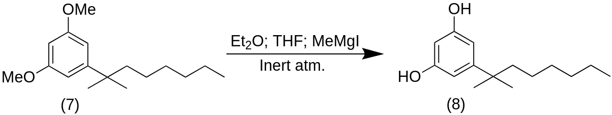 Synthesis 5-(2-methyloctan-2-yl)benzene-1,3-diol (8).png