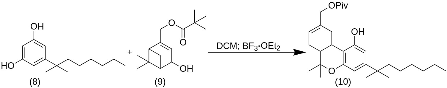 Synthesis Synthesis of the DCM product.png