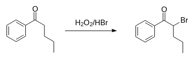 Synthesis of α-PVP. Halogenation.png